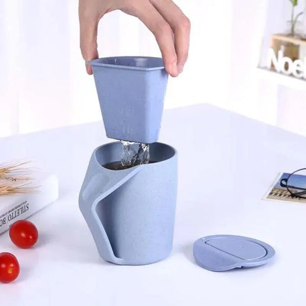 Taza Eco 400 ml en Fibra de Trigo con Infusor