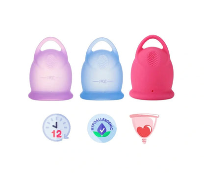 Copa Menstrual de Silicona Médica Clásica y Flip